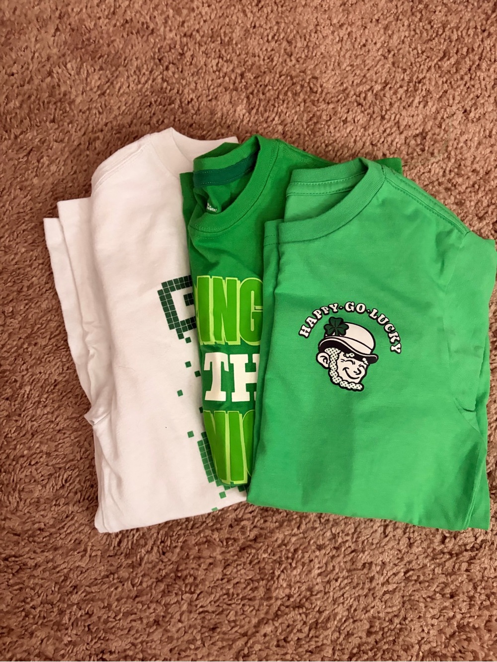 St. Patrick’s Day Shirt Bundle – 3 Youth Shirts | Grow-With-Me Collection Sizes